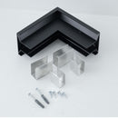 Junção em L para perfil Sobrepor Trovão p/ Quina 30813 Usina ST2871-Usina Design-Starlumen