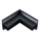 Junção em L para perfil Sobrepor Trovão p/ Quina 30813 Usina ST2871-Usina Design-Preto-Starlumen