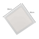 Kit 2 Painel LED Embutir 25W Quadrado Luz Fria Com Borda Branco ST439-Starlumen-Starlumen