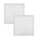 Kit 2 Painel LED Embutir 50W 62x62cm 120° Branco Frio IRC80 c/ Borda ST439-Starlumen-