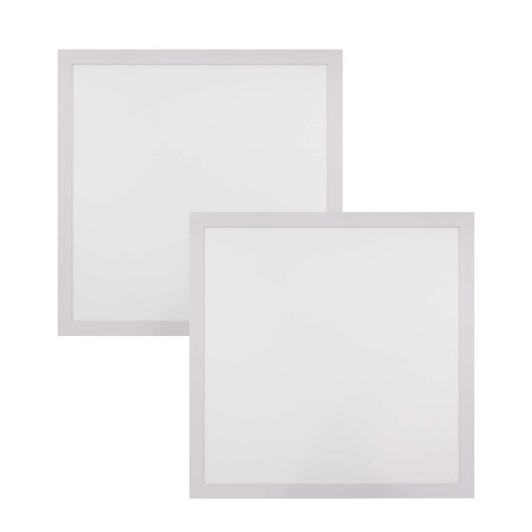 Kit 2 Painel LED Embutir 50W 62x62cm 120° Branco Frio IRC80 c/ Borda ST439-Starlumen-
