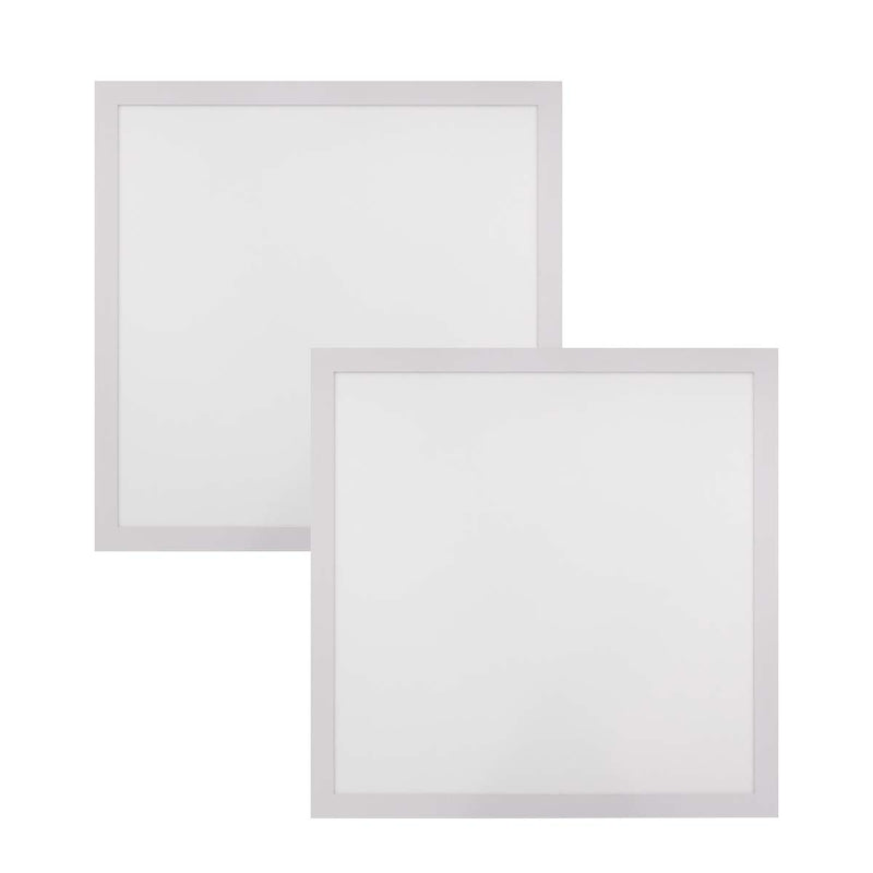 Kit 2 Painel LED Embutir 50W 62x62cm 120° Branco Frio IRC80 c/ Borda ST439-Starlumen-