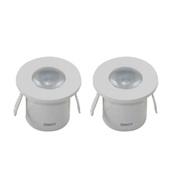 Kit 2x Spot Licto Embutir (Marcenaria) LED 1W 3000K Bella Iluminação ST3037-Bella Iluminação-Starlumen