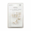 Kit Emenda Linear c/ 10 Unidades de Policarbonato p/ Fita LED 8 ou 10 mm Opus ST3084-Opus-Starlumen