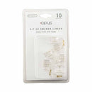 Kit Emenda Linear c/ 10 Unidades de Policarbonato p/ Fita LED 8 ou 10 mm Opus ST3084-Opus-Starlumen