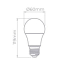 Lâmpada LED Bulbo A60 Dimerizável Stella 9,8W 2700K E27 Bivolt ST846-Stella-Starlumen
