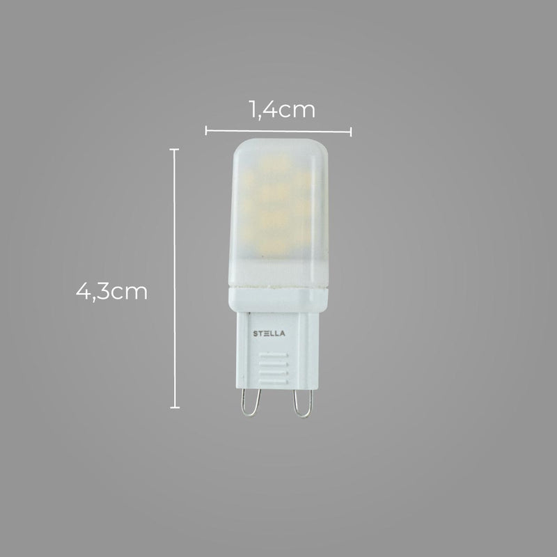Lâmpada LED G9 1,7W Branco Neutro STL21121/40 Stella ST2889-Starlumen-