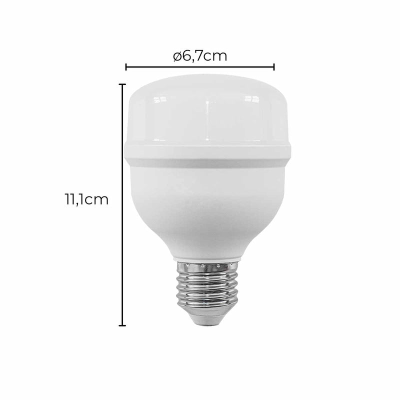 Lâmpada LED Globe Bulbo T 30W Luz Fria 6500K 180° 10881 Kian ST9007-Kian-Starlumen
