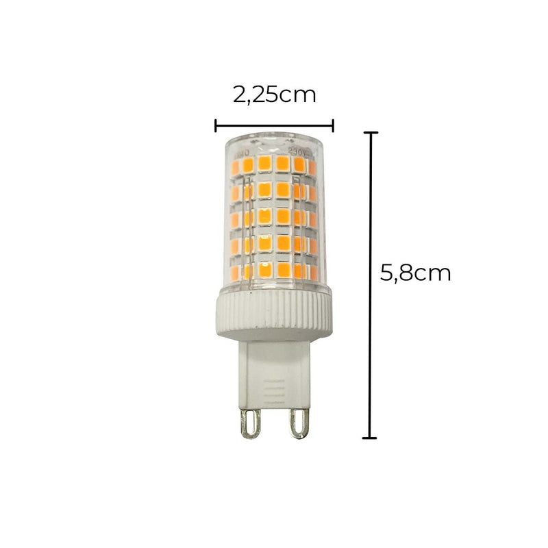 Lâmpada LED Halopin G9 7W 2400K 700LM Nordecor ST2961-Nordecor-Starlumen