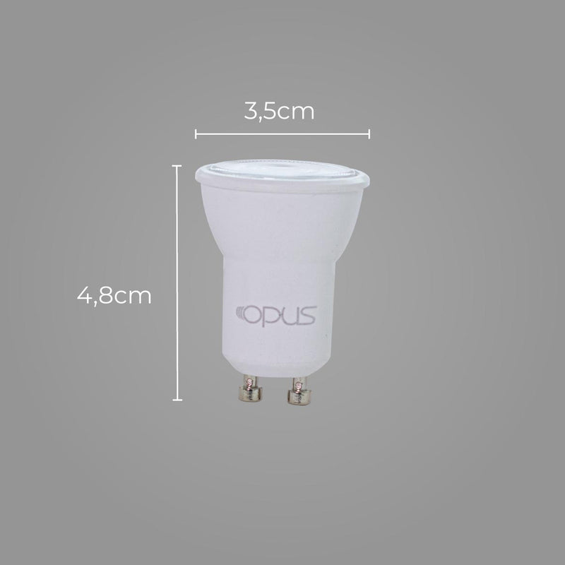 Lâmpada LED MR11 GU10 3.5W Branco Neutro Bivolt Opus ST2855-Opus-Starlumen