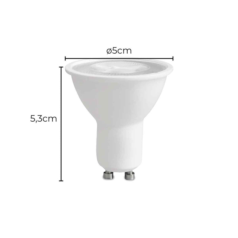 Lâmpada LED MR16 7W Luz Neutra 4000K IRC95 40° 1124 Nordecor ST3107-Nordecor-Starlumen