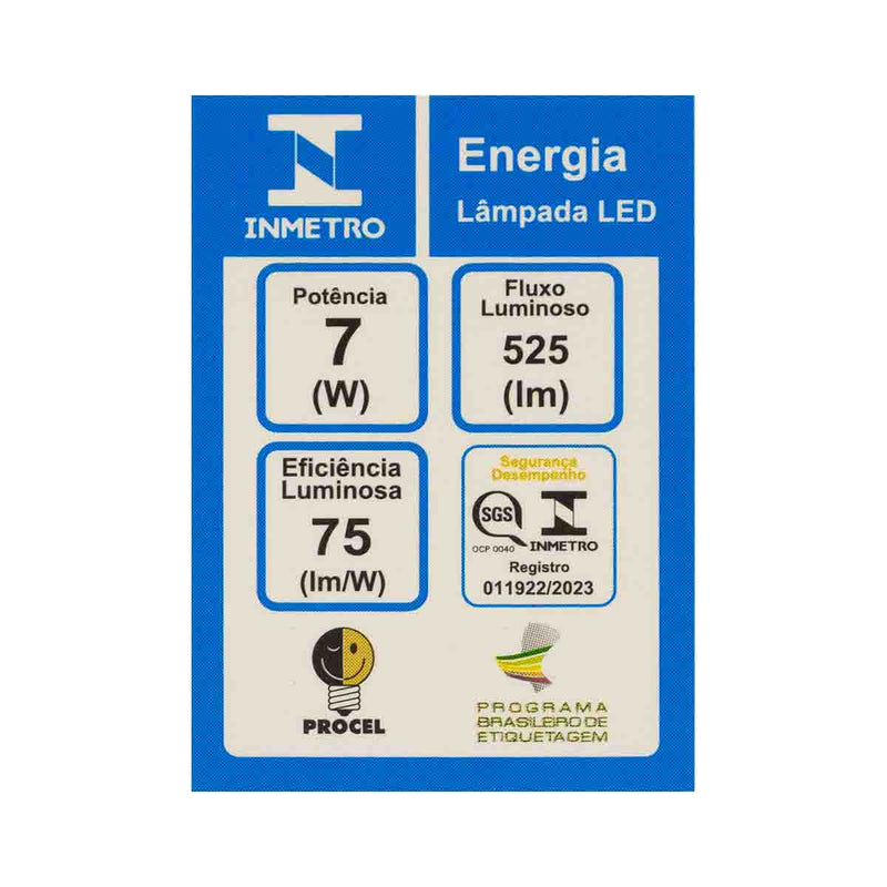 Lâmpada LED MR16 7W Luz Neutra 4000K IRC95 40° 1124 Nordecor ST3107-Nordecor-Starlumen