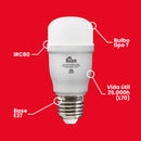 Lâmpada LED Mini T 9W Compacta 6500k Omnidirecional 360° Kian ST9006-Kian-Starlumen