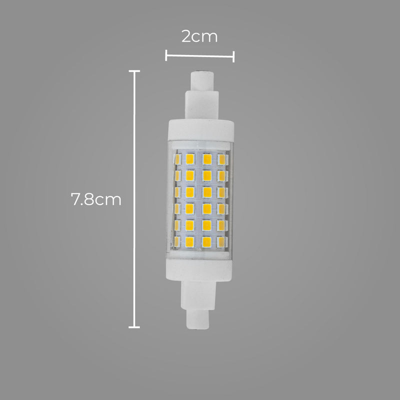 Lâmpada Palito Longa LED 5W R7S Branco Quente LP32740 Opus ST578-Opus-Starlumen