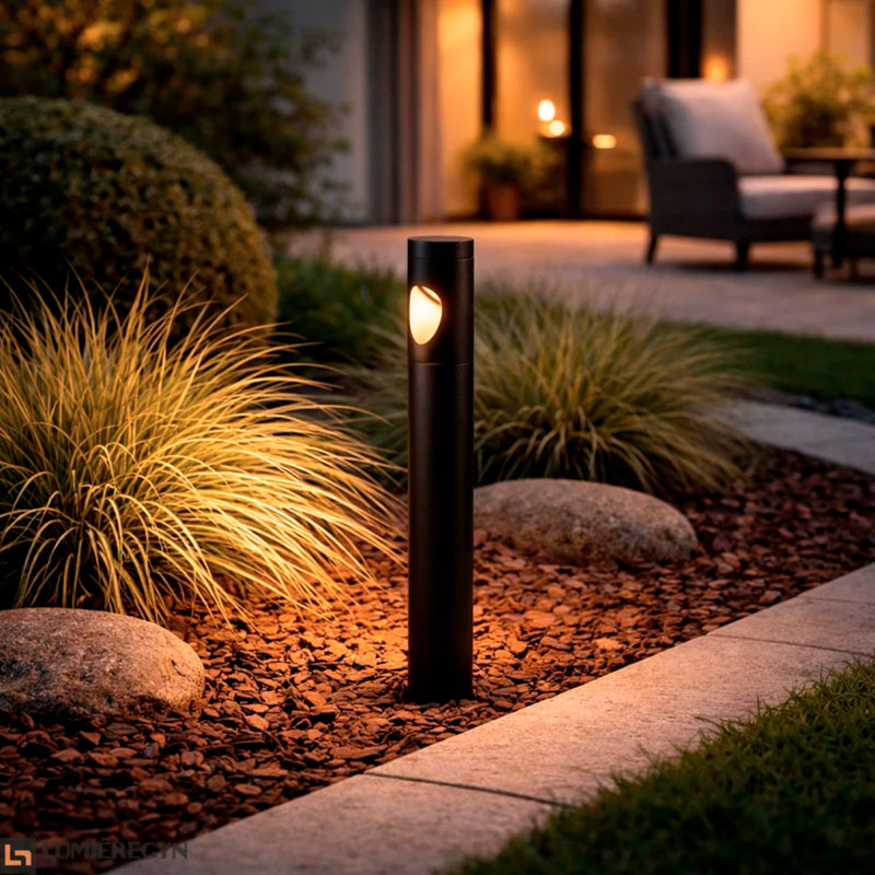 Luminária Balizador de Jardim SOIL LED 7W 3000K IP66 60cm Preta Nordec