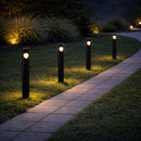Luminária Balizador de Jardim SOIL LED 7W 3000K IP66 60cm Preta Nordecor 6486 ST3282