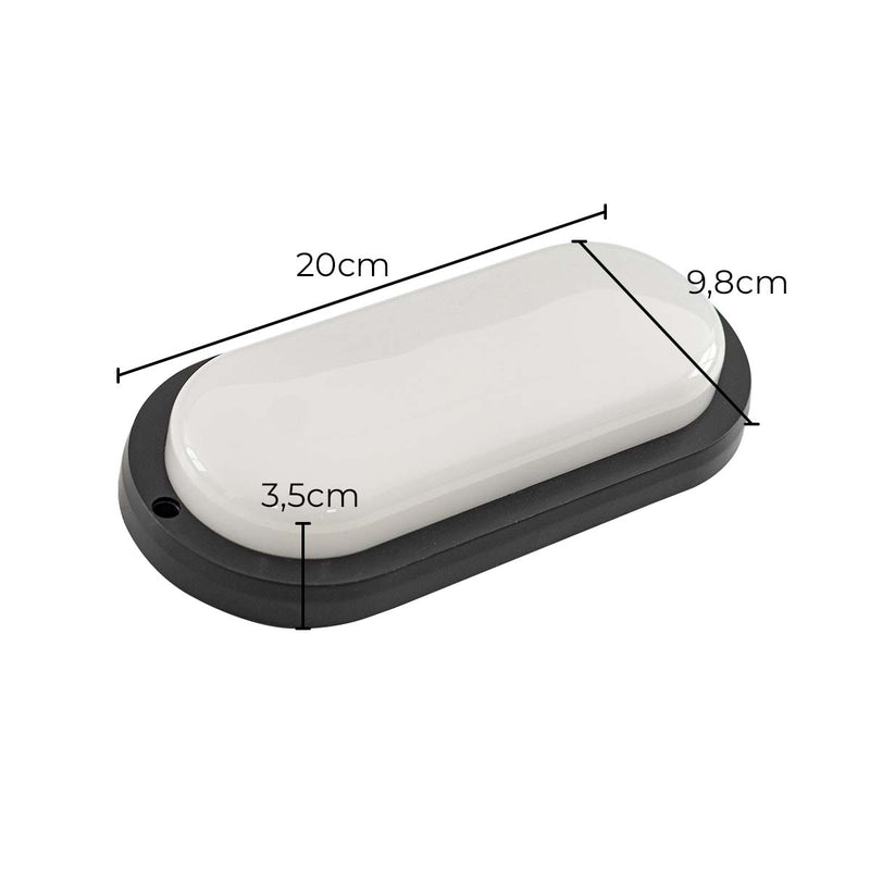 Luminária Arandela LED Tartaruga 20W em Policarbonato Externa ST3086-Starlumen-