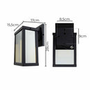 Luminária Arandela de Parede Externa 4 Vidros Reflecta Retrô 1XE27 Em Alumínio ST2948-Starlumen-