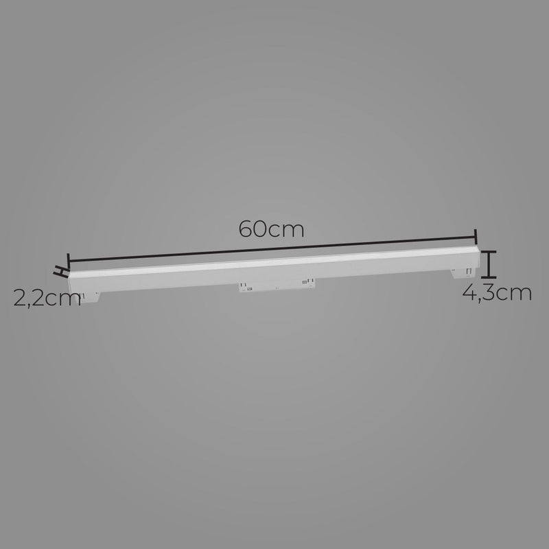 Luminária Difusa Magnética 24W C. Inferior P/ Perfil K20 DS9957-1 Delis ST2802-Delis-Starlumen