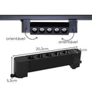 Luminária LED Pontual 10W 3000K P/ Trilho Eletrificado DS7104 Delis ST3058-Delis-Starlumen