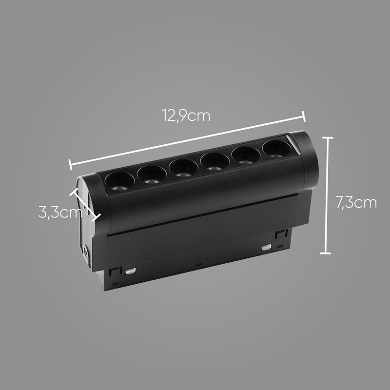 Luminária Projetor Pontual Magnético 6W C. Superior DS9974 Delis ST2812-Delis-Starlumen