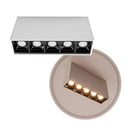 Luminária Spot LED Sobrepor Soul 5 Focos 10W Luz Amarela OPUS ST3050-Opus-Starlumen