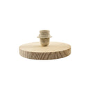 Luminária de Mesa BALI Abajur Fibra Bambu Base Madeira 1xE27 Boho Rústico ST3270-Abajures-Starlumen