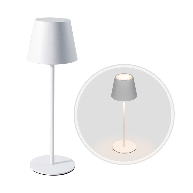 Abajur Milano Portátil Facho Duplo 3W Dimerizavel e Recarregável C/ Cabo USB Gaya ST2963