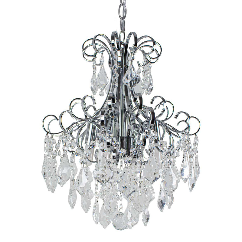 Lustre Clássico Cristal Malipiero P/4 E14 Tupiara 5204 CR CT St1365-Tupiara-Starlumen