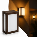 Arandela Luminária Vitra 3 Vidros Fosco Externa 1xE27 Starlumen ST2953