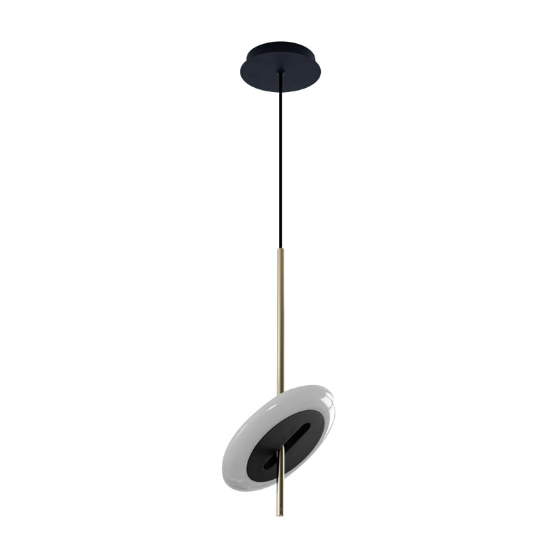 Pendente Uno Dourado Branco LED 6W 3000k ML017 Bella ST2856