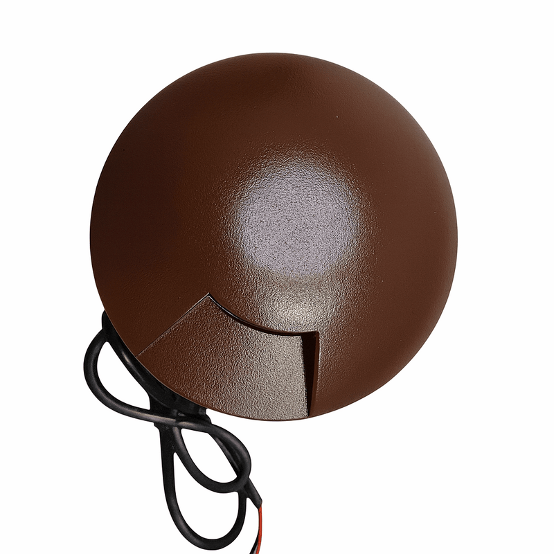 Mini Balizador Led 0,75w 3000k Embutir 1 Saída/Facho Externo ST1371 - Marrom-Starlumen-