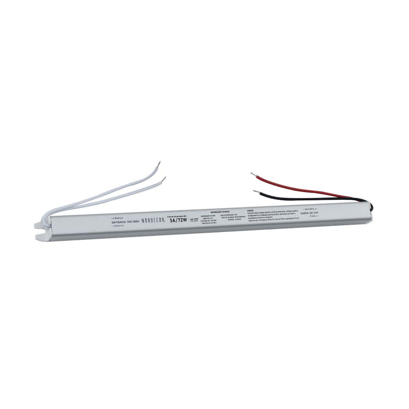Mini Fonte de Alimentação Slim 24V 3A 72W 7070 Nordecor ST3021-Nordecor-Starlumen