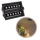 Mini Spot Embutir Soul Direcionável Duplo 2700k 20w 24° 85025 OPUS ST2931-Starlumen-