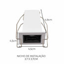 Mini Spot Soul Embutir 1 Foco 2W 2700k Branco e Preto PRO 81287 Opus ST3050-Opus-Starlumen