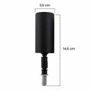 Mini Spot Usinado S/ Canopla p/ GU10 MR11 Technoline ST3164-Technoline-Preto-Starlumen