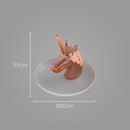 Miniprato Decorativo De Cerâmica Unicórnio Rose XD0406 BTC Decor ST2676-BTC Decor-Starlumen