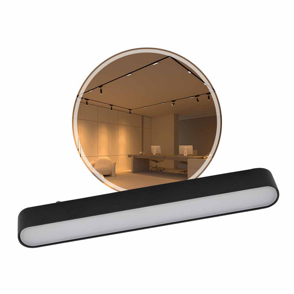 Módulo LED Difusor kay Magnético 12W Br. Quente p/ Trilho 6556 Nordecor ST3071-Nordecor-Starlumen