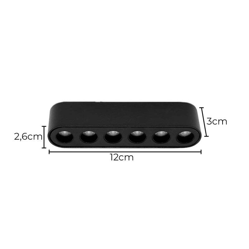 Módulo LED Pontual kay Pro Magnético 6W Br. Quente p/ Trilho 6553 Nordecor ST3071-Nordecor-Starlumen