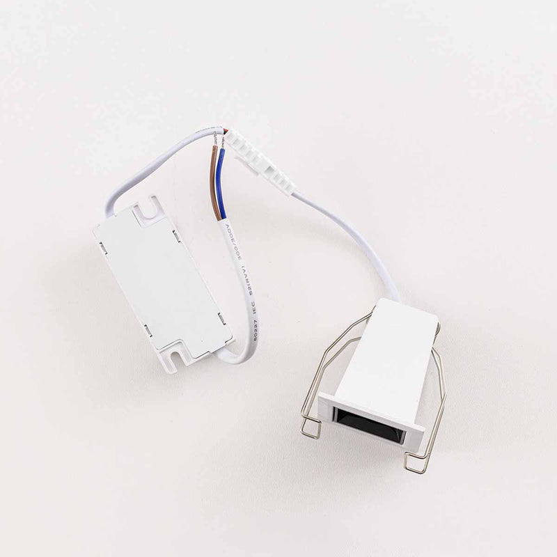 Mini Spot Soul Embutir 1 Foco 2W 2700k Branco e Preto PRO 81287 Opus ST3050