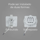 Painel LED Infinity de Embutir Ou Sobrepor Quadrado 12W ST2876-Starlumen-