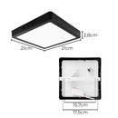 Painel LED Sobrepor Quadrado em Alumínio Preto 18W Luz Quente ECO 82086 Opus ST3052-Opus-Starlumen