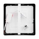 Painel LED Sobrepor Quadrado em Alumínio Preto 18W Luz Quente ECO 82086 Opus ST3052-Opus-Starlumen