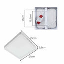 Painel Plafon LED 18W Sobrepor Quadrado Luz Neutra 4000K IR70 30470 Opus ST1873-Opus-Starlumen