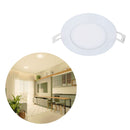 Painel Plafon LED 6W Luminária Embutir Teto Redondo IRC70 Luz Quente 3000k ST534-Painéis Led-Starlumen