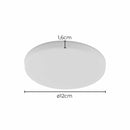 Painel Plafon LED Infinity Redondo 18W 4000K Embutir ou Sobrepor 3207 Galaxy ST2876-Galaxy-Starlumen