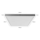 Painel Plafon LED Sobrepor Quadrado 40W Luminaria Teto Luz Difusa ST1453-Painéis Led-Starlumen