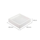 Painel Plafon LED Sobrepor Recuado Kais 24W Luz Quente 120° Branco Nordecor ST3269