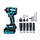 Parafusadeira Chave de Impacto 21V S/ Fio 550NM Saider SA0004 + 2 Baterias-Saider-Starlumen