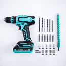 Parafusadeira Furadeira de Impacto 10mm s/ Fio 21V 35NM + 2 Baterias Saider SA0002-Saider-Starlumen